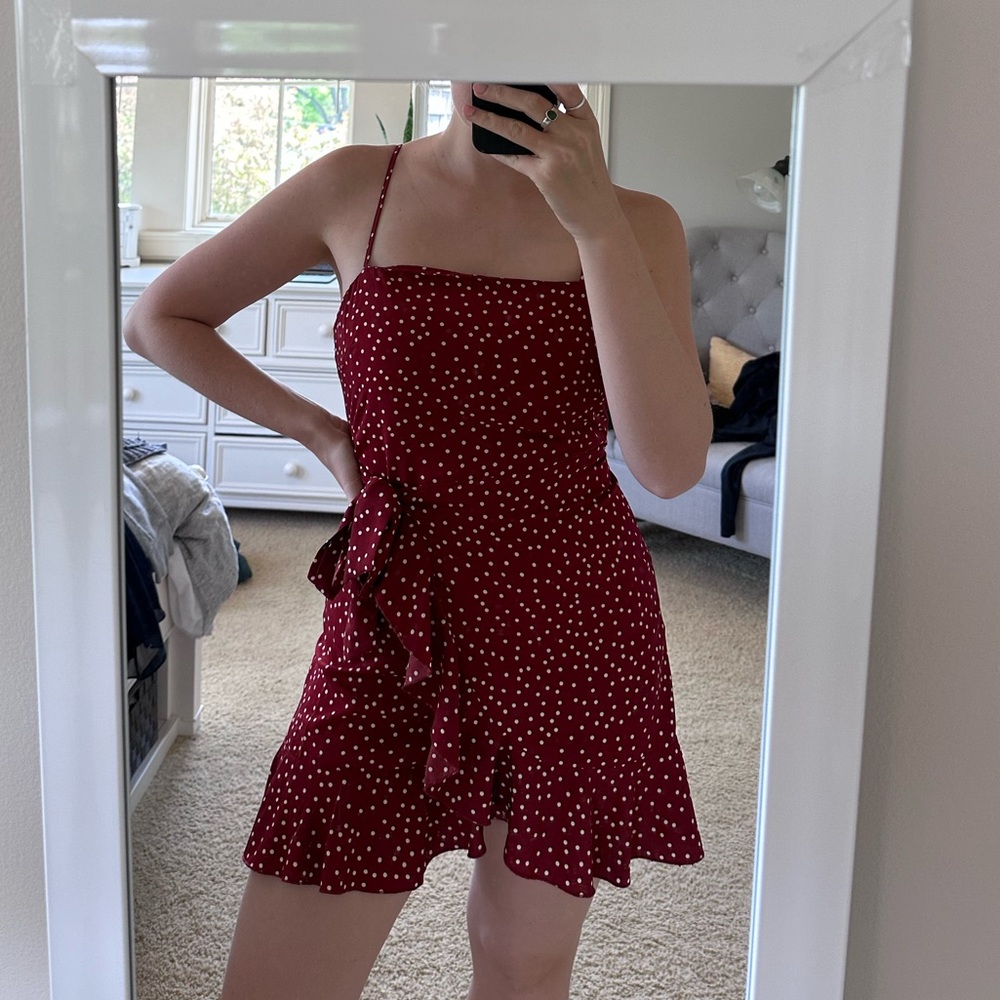 Red Wrap Dress